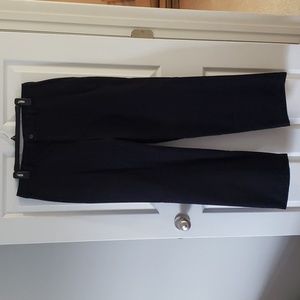 Izod black dress pants straight fit men's size 34 x 32 only worn once